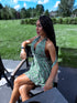 "COSMOPOLITAN" floral dress - green